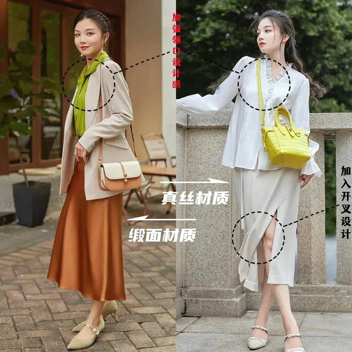 尽量不穿短裙、长裙更优雅得体谁穿谁美AG真人登录入口四五十岁女人假期出门(图2)
