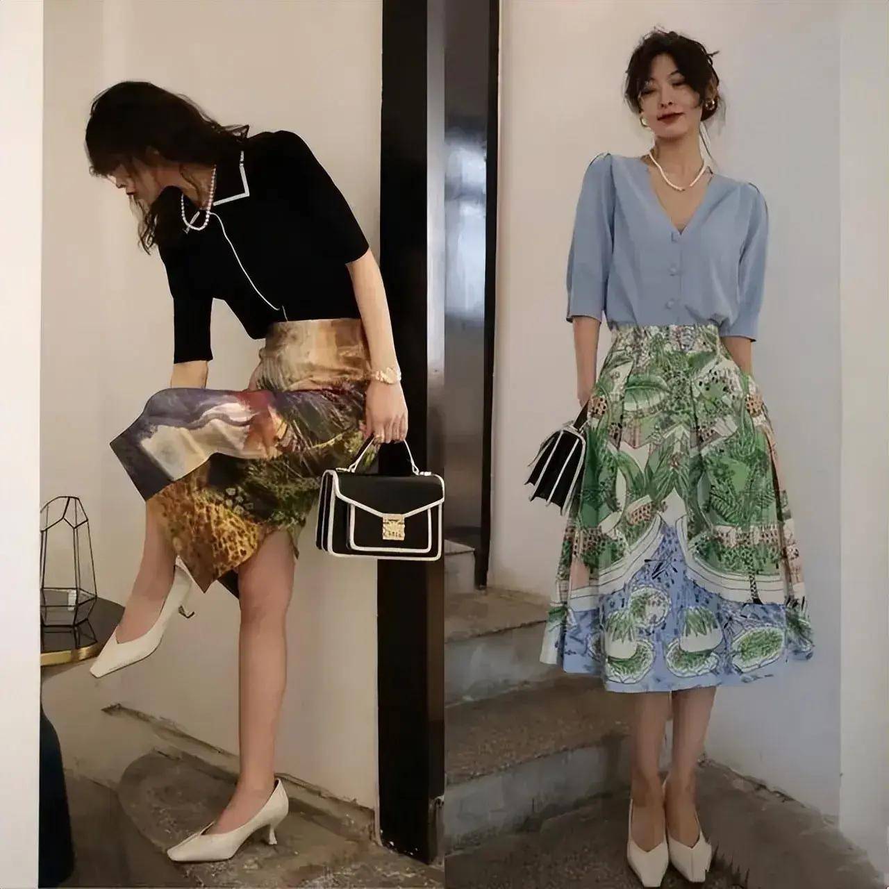 尽量不穿短裙、长裙更优雅得体谁穿谁美AG真人登录入口四五十岁女人假期出门(图12)