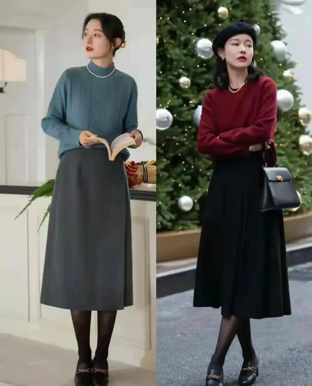 尽量不穿短裙、长裙更优雅得体谁穿谁美AG真人登录入口四五十岁女人假期出门(图13)