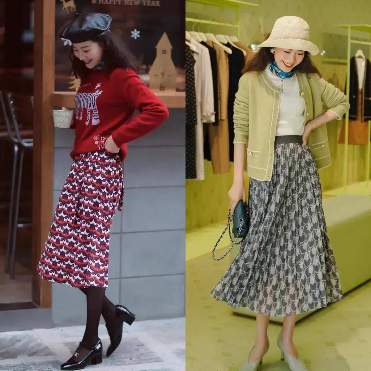 尽量不穿短裙、长裙更优雅得体谁穿谁美AG真人登录入口四五十岁女人假期出门(图15)